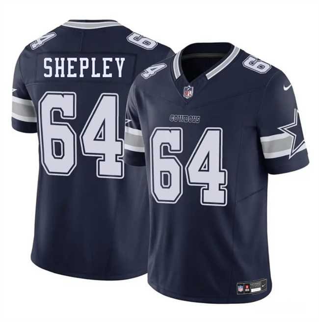 Men & Women & Youth Dallas Cowboys #64 Dakoda Shepleys Navy 2025 F.U.S.E. Vapor Untouchable Limited Stitched Jersey->dallas cowboys->NFL Jersey